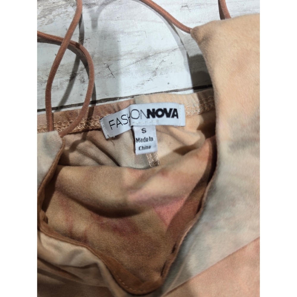 Fashion Nova Tie Dye Romper & Capella Mauve Jumpsuit Bundle S/M Loungewear Set - Picture 2 of 11